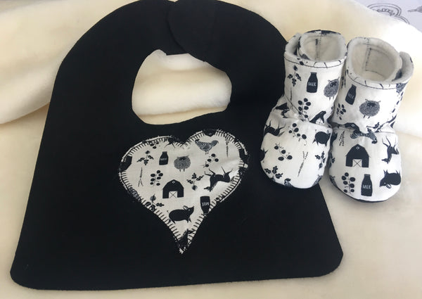 Hand Made Bibs In Ultrasuede