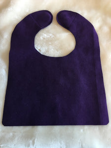 Hand Made Bibs In Ultrasuede